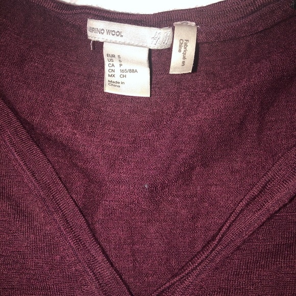 Maroon H&M Top - Picture 2 of 2